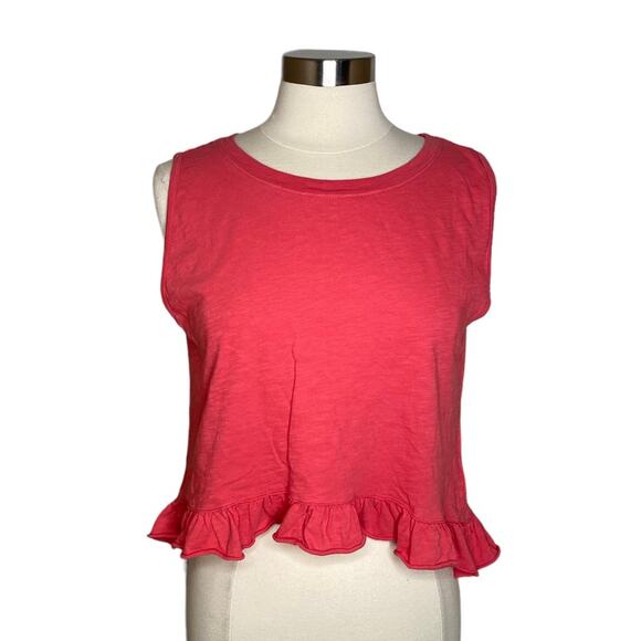 Free People Ellie Tank Top Ruffle Bottom Shirt Women’s Size XS - Picture 9 of 9